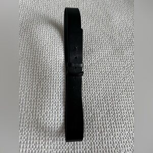 J.Crew size S/M black leather belt - great condition